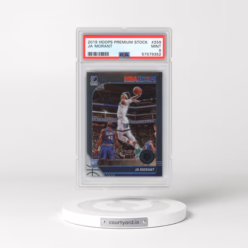 2019 Panini Hoops Premium Stock #259 Ja Morant (PSA 9 MINT)