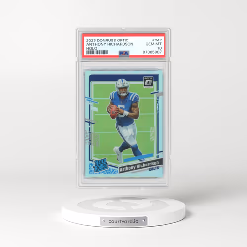 2023 Panini Donruss Optic #247 Anthony Richardson - Holo (PSA 10 GEM MINT)