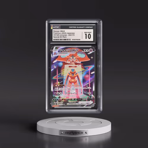 2022 VSTAR Universe #222/172 Deoxys VMAX - Special Art Rare Holo (CGC 10 GEM MINT)