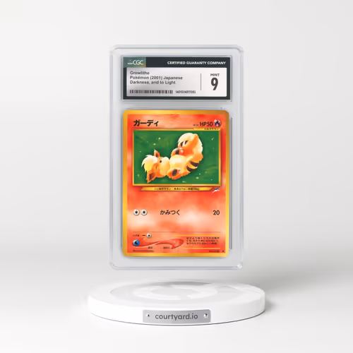 2001 Japanese Darkness and to Light Growlithe (CGC 9 MINT)