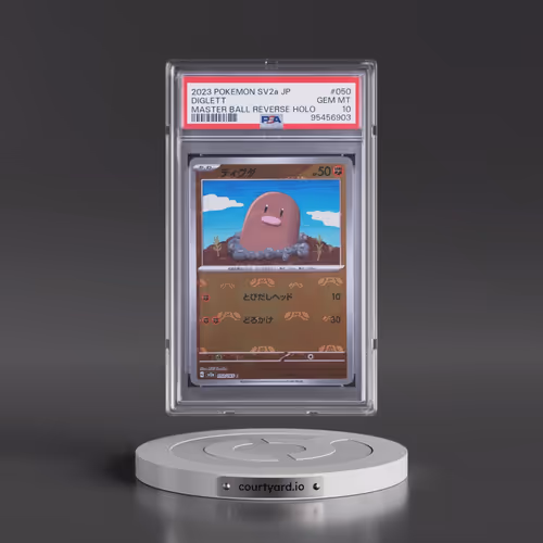 2023 Pokémon Sv2a-Pokémon 151 #050 Diglett - Reverse Holo Master Ball (PSA 10 GEM MINT)
