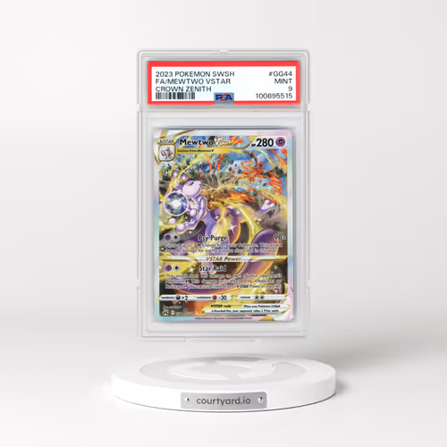 2023 Pokémon Sword and Shield Crown Zenith #GG44 Mewtwo Vstar - Full Art (PSA 9 MINT)
