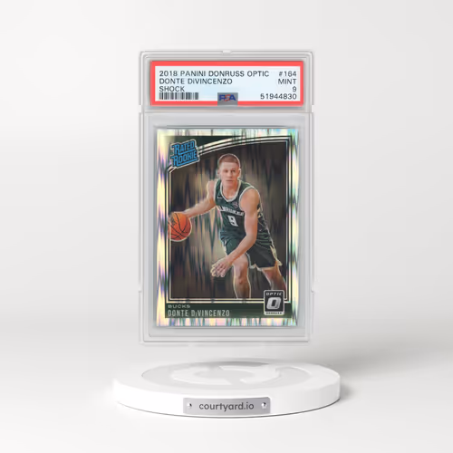 2018 Panini Donruss Optic #164 Donte DiVincenzo - Shock (PSA 9 MINT)