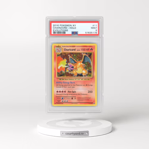 2016 Pokémon XY Evolutions #11 Charizard - Holo (PSA 9 MINT)