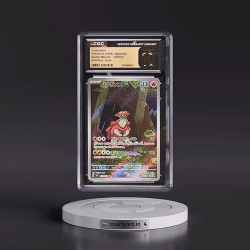 2024 Pokémon SV7-Stellar Miracle #105 Turtonator - Art Rare (CGC 10 PRISTINE)
