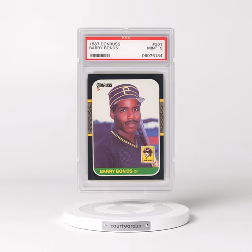 1987 Donruss #361 Barry Bonds (PSA 9 MINT)