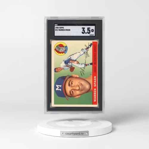 1955 Topps #31 Warren Spahn (SGC 3.5 VG+)