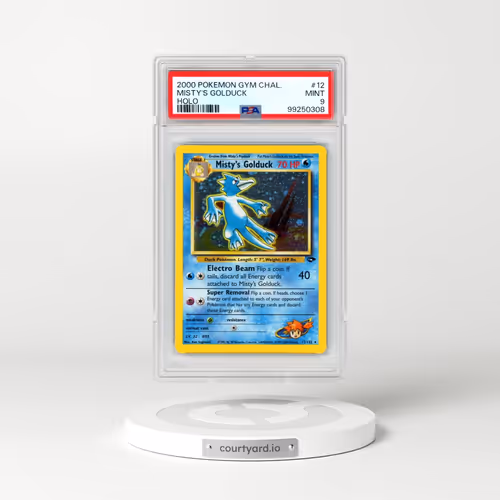 2000 Pokémon Gym Challenge #12 Misty's Golduck - Holo (PSA 9 MINT)