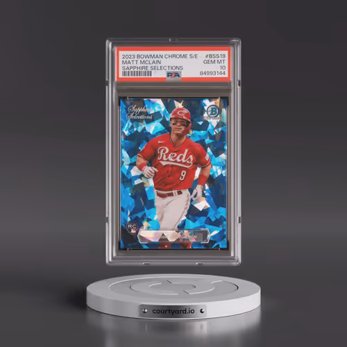 2023 Bowman Chrome Sapphire Edition Sapphire Selections #BSS19 Matt Mclain (PSA 10 GEM MINT)