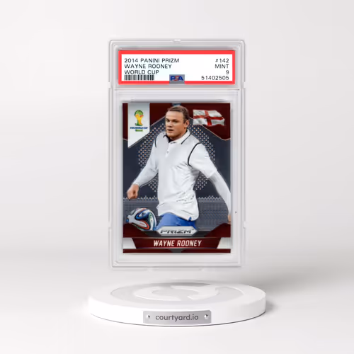 2014 Panini Prizm World Cup #142 Wayne Rooney (PSA 9 MINT)