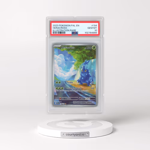 2023 Pokémon Pal EN-Paldea Evolved #194 Heracross - Illustration Rare (PSA 10 GEM MINT)