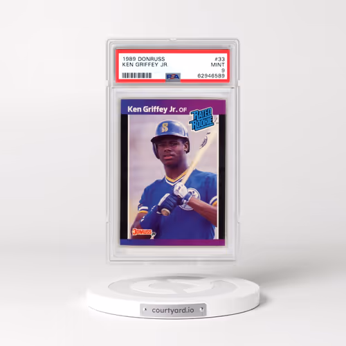 1989 Donruss #33 Ken Griffey Jr (PSA 9 MINT)
