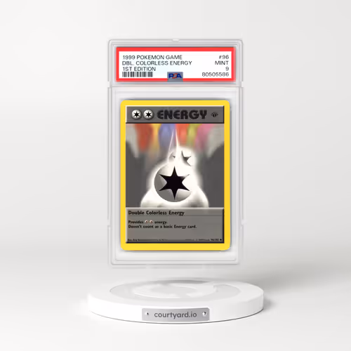1999 Base Set #96 Double Colorless Energy - 1st Edition 1st Edition (PSA 9 MINT)