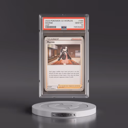 2023 Pokémon 2022 World Championships Deck: Adp #169 Marnie - Adp (PSA 10 GEM MINT)