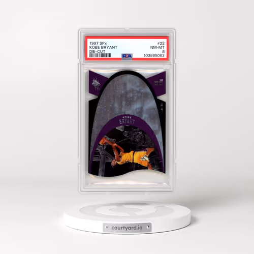 1997 SPx Die-Cut #22 Kobe Bryant (PSA 8 NM-MT)