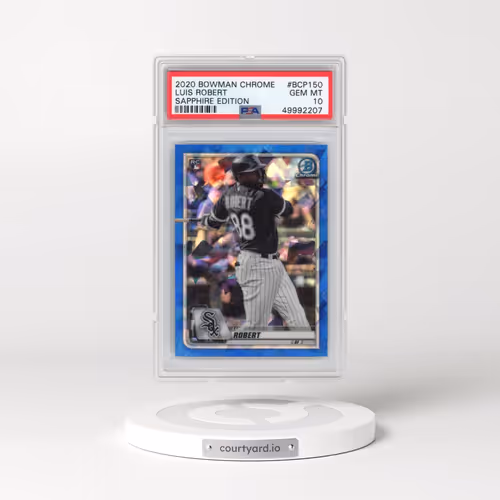 2020 Bowman Chrome Sapphire Edition #BCP150 Luis Robert (PSA 10 GEM MINT)