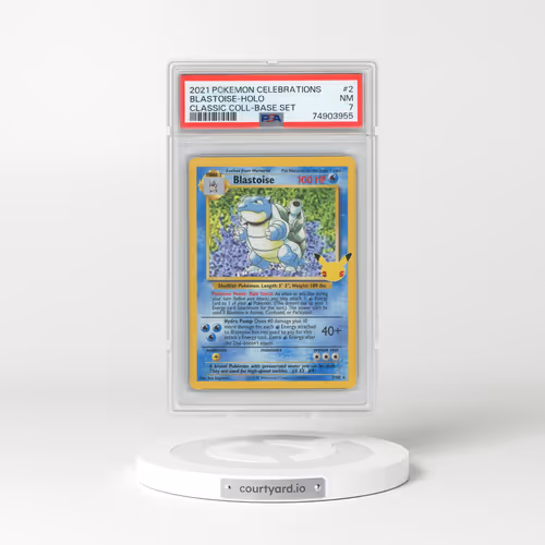 2021 Pokémon Celebrations Classic Collection #2 Blastoise - Holo (PSA 7 NM)