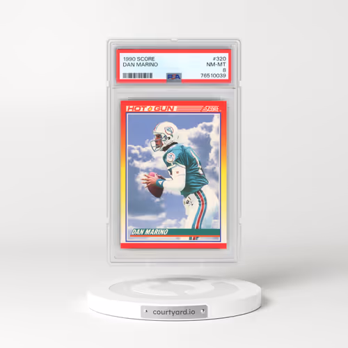 1990 Score #320 Dan Marino (PSA 8 NM-MT)