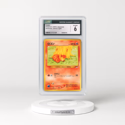 2001 Darkness, and to Light Vulpix (CGC 6 EX-NM)