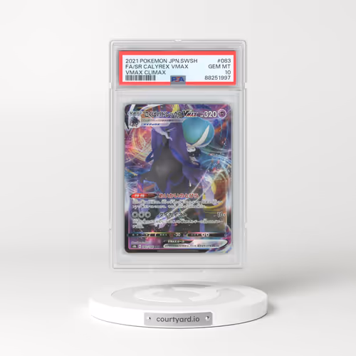 2021 Pokémon Sword & Shield Vmax Climax #083 Shadow Rider Calyrex Vmax - Full Art (PSA 10 GEM MINT)