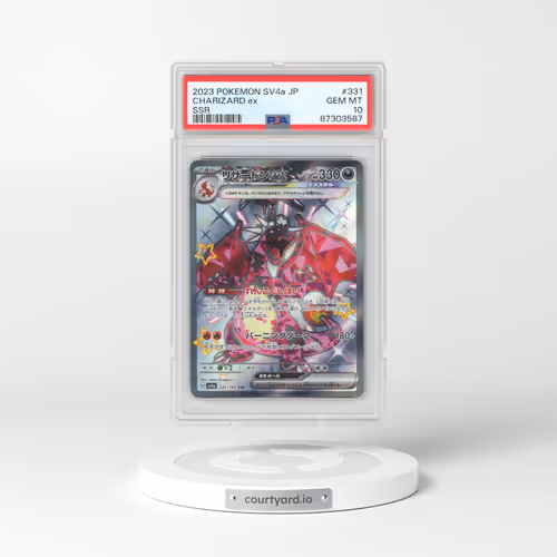 2023 Pokémon Sv4a-Shiny Treasure EX #331 Charizard EX - Holo Ssr (PSA 10 GEM MINT)