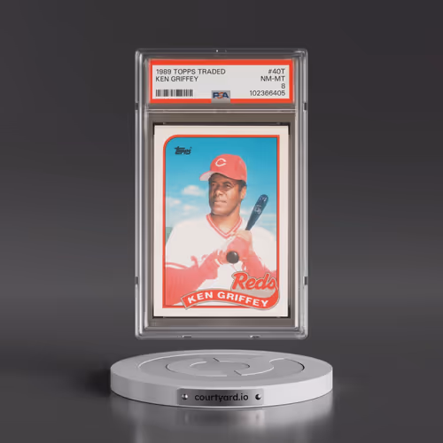 1989 Topps Traded #40T Ken Griffey (PSA 8 NM-MT)