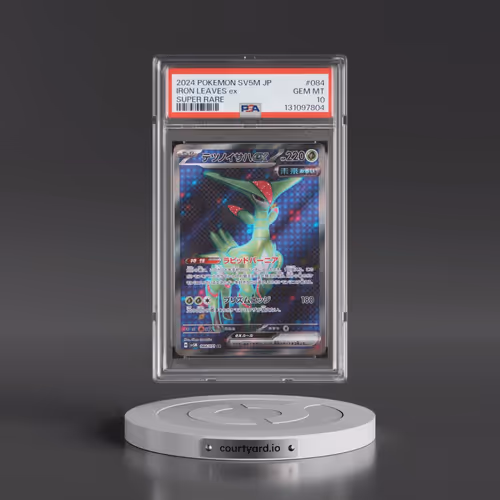 2024 Pokémon Sv5m-Cyber Judge #084 Iron Leaves EX - Holo Super Rare (PSA 10 GEM MINT)