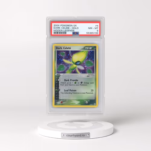 2004 Pokémon EX Hidden Legends #4 Dark Celebi - Holo (PSA 8 NM-MT)