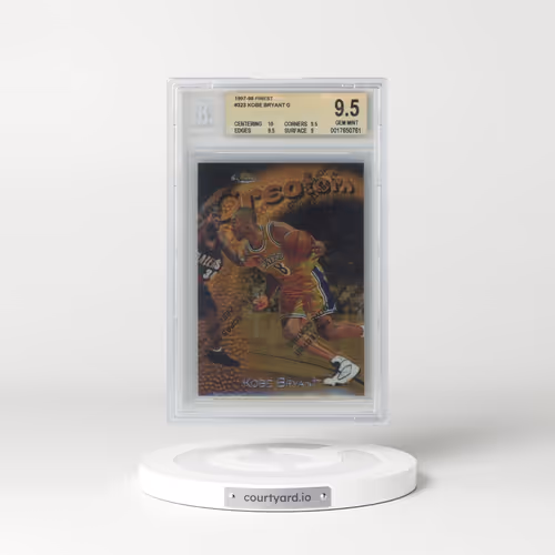 1997 Finest #323 Kobe Bryant - w/Coating (BGS 9.5 GEM MINT)