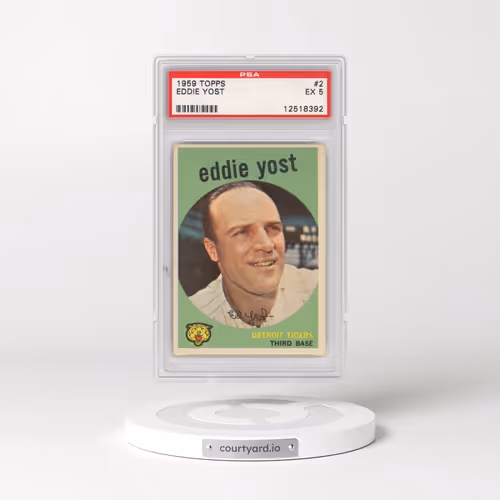 1959 Topps #2 Eddie Yost (PSA 5 EX)