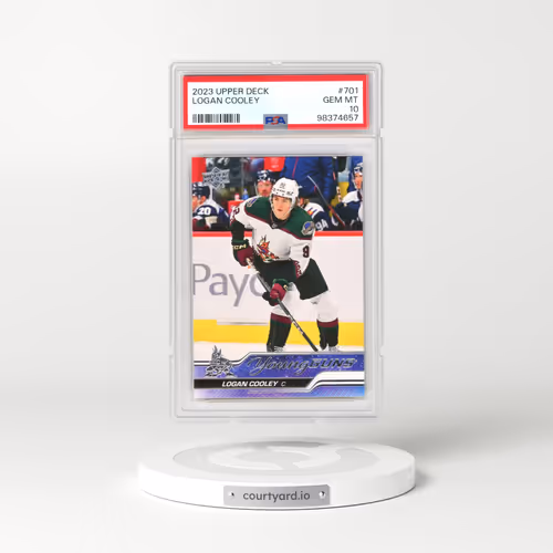 2023 Upper Deck #701 Logan Cooley (PSA 10 GEM MINT)