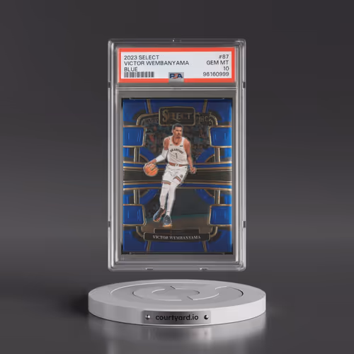 2023 Panini Select #87 Victor Wembanyama - Blue (PSA 10 GEM MINT)