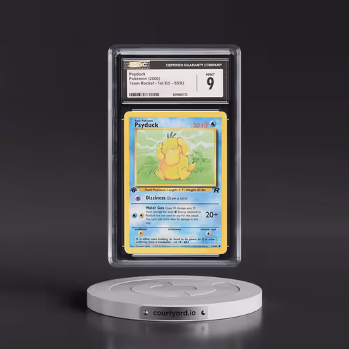2000 Team Rocket #65/82 Psyduck - 1st Edition 1st Edition (CGC 9 MINT)