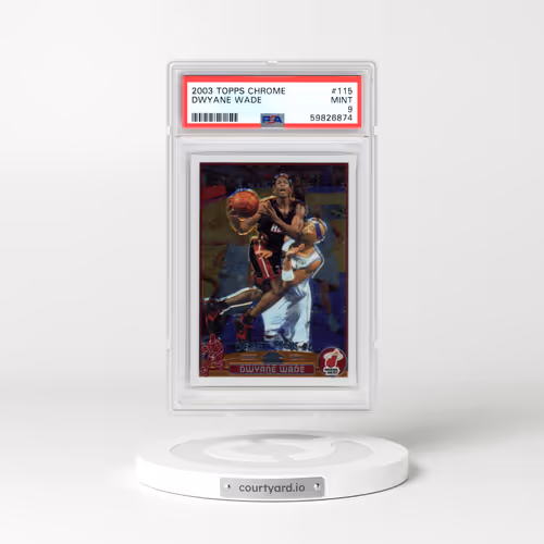 2003 Topps Chrome #115 Dwyane Wade (PSA 9 MINT)