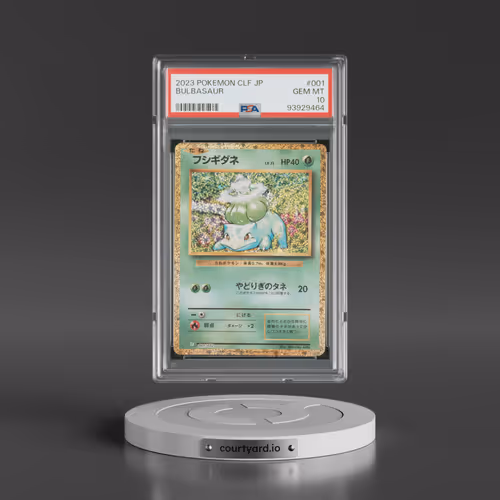 2023 Pokémon Clf-Trading Card Game Classic Venusaur & Lugia EX Deck #001 Bulbasaur (PSA 10 GEM MINT)