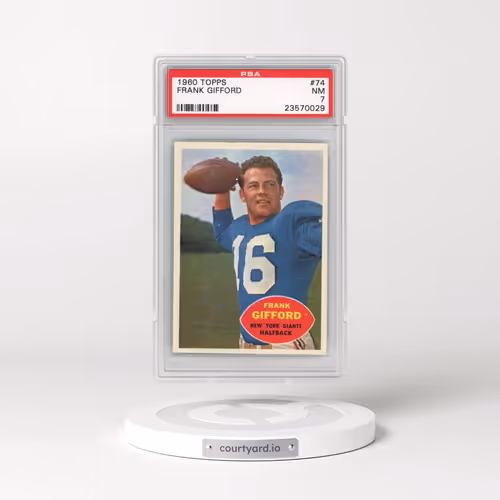 1960 Topps #74 Frank Gifford (PSA 7 NM)