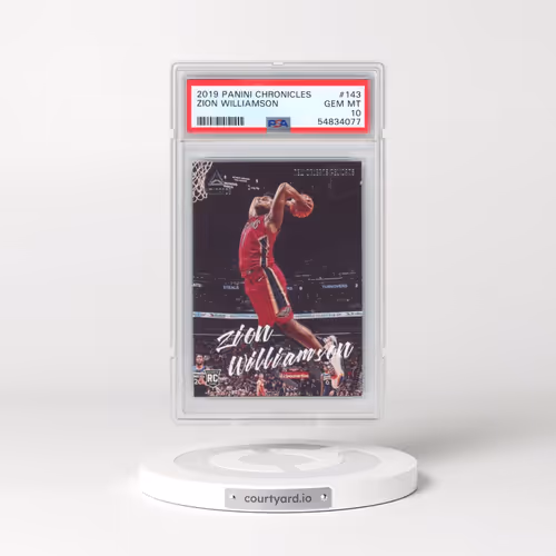 2019 Panini Chronicles #143 Zion Williamson (PSA 10 GEM MINT)