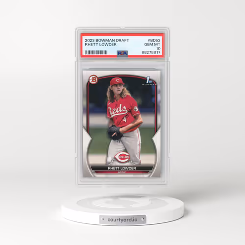 2023 Bowman Draft #BD52 Rhett Lowder (PSA 10 GEM MINT)
