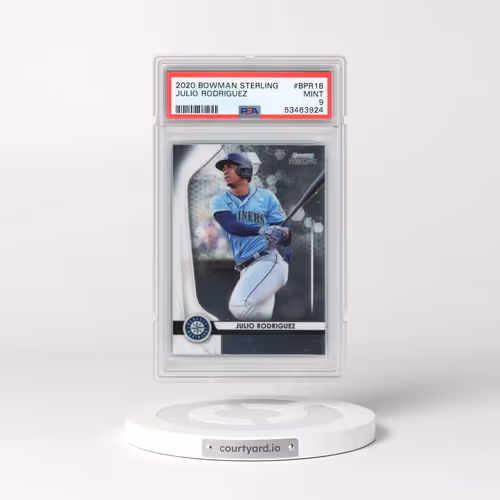 2020 Bowman Sterling #BPR18 Julio Rodriguez (PSA 9 MINT)