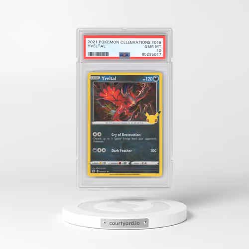 2021 Pokémon Celebrations #019 Yveltal (PSA 10 GEM MINT)
