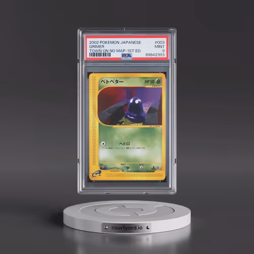 2002 Pokémon the Town on No Map #003 Grimer - 1st Edition (PSA 9 MINT)