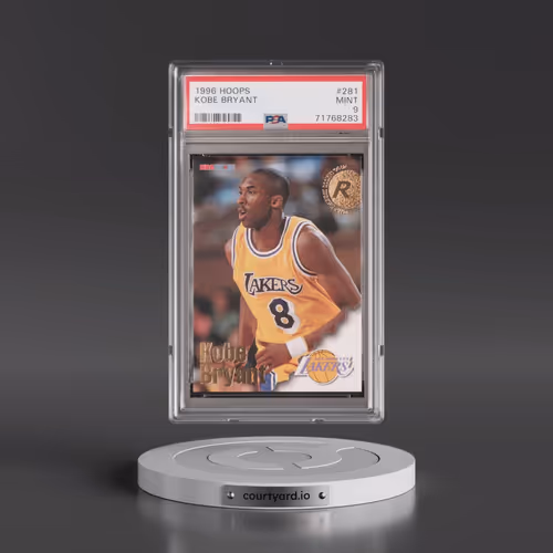 1996 Hoops #281 Kobe Bryant (PSA 9 MINT)