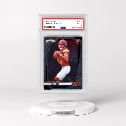 2024 Panini Prizm #347 Jayden Daniels (PSA 9 MINT)