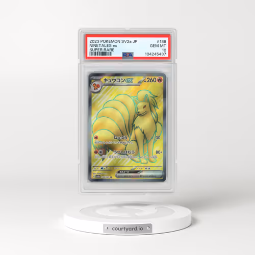 2023 Pokémon Sv2a-Pokemon 151 #188 Ninetales EX - Holo Super Rare (PSA 10 GEM MINT)