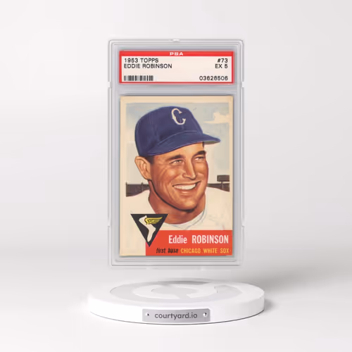1953 Topps #73 Eddie Robinson (PSA 5 EX)