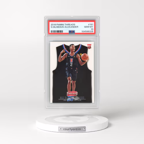 2018 Panini Threads #191 Shai Gilgeous-Alexander (PSA 10 GEM MINT)