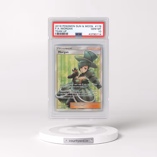 2019 Pokémon Sun & Moon Team Up #178 Morgan - Full Art (PSA 10 GEM MINT)