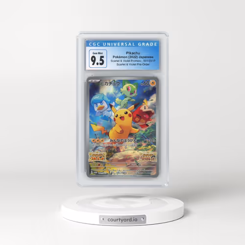 2022 Scarlet & Violet Promos #001/SV-P Pikachu - Scarlet & Violet Pre-Order (CGC 10 GEM MINT)