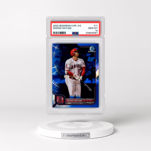 2022 Bowman Chrome Sapphire Edition #71 Shohei Ohtani (PSA 10 GEM MINT)