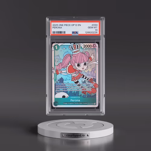 2025 One Piece OP12-Legacy of the Master #034 Perona (PSA 10 GEM MINT)